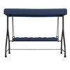 Flash Furniture Navy 3-Seater Convertible Canopy Patio Swing/Bed TLH-007-NV-GG